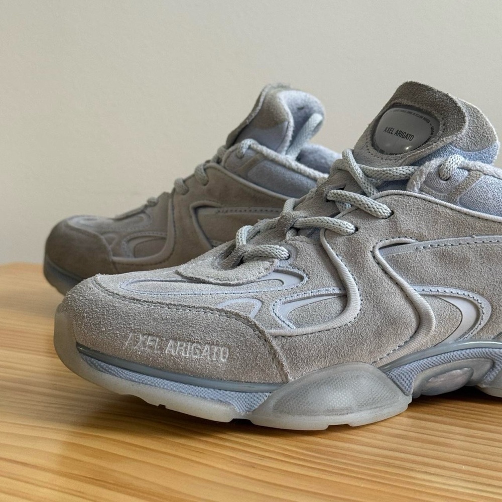 AXEL ARIGATO Light Blue Suede Sneakers - Picture 4 of 7